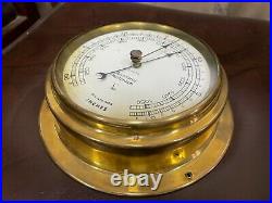 Vintage Old Antique Millibars Inches Observator Rotterdam Barometer