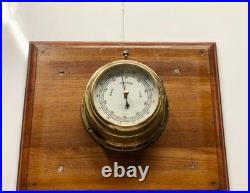 Vintage Old German Made Rain Change Fair Ship Pilot Marine Compensated Barometer