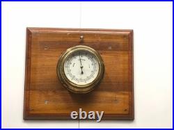 Vintage Old German Made Rain Change Fair Ship Pilot Marine Compensated Barometer