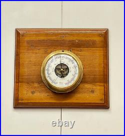 Vintage Original Instrumemnt Rain Change dry Hanseatic Hamberg Ship Barometer