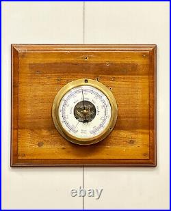 Vintage Original Instrumemnt Rain Change dry Hanseatic Hamberg Ship Barometer