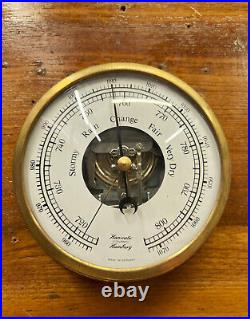 Vintage Original Instrumemnt Rain Change dry Hanseatic Hamberg Ship Barometer