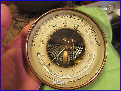 Vintage PHBN Holosteric Barometer w/ Thermometer France Nice No Reserve
