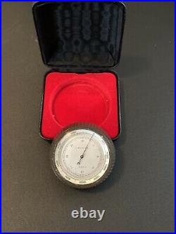 Vintage Pocket Compensated Altimeter Barometer France, Selsi