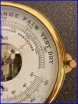 Vintage Schatz Compensated Precision Barometer & Thermometer West Germany