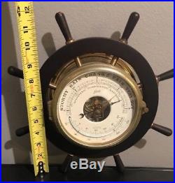 Vintage Schatz Germany Holosteric Compensated Barometer Thermostat Ship/Marine