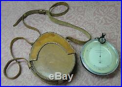 Vintage Short & Mason Tycos Surveying Aneroid Barometer with Case Made in England