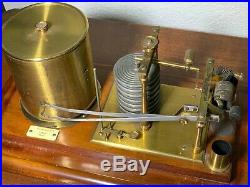 Vintage Short and Mason barograph machine, Antique collectible Barotmeter