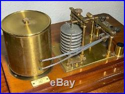 Vintage Short and Mason barograph machine, Antique collectible Barotmeter