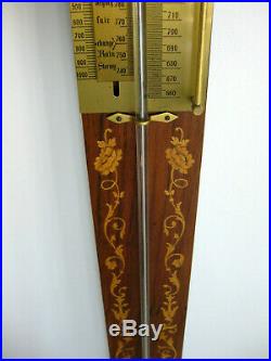 Vintage Stick Barometer Sovirel France 42 long