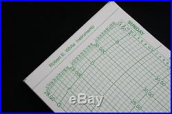 Vintage TAYLOR Cyclo-Stormograph BAROGRAPH Barometer Tested Working with Charts