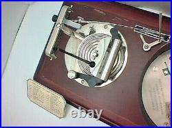 Vintage Taylor Barometer Cyclo Barograph mANUAL wInd Mechanical