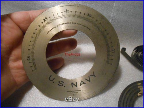 Vintage Taylor Instruments US Navy Barometer Parts
