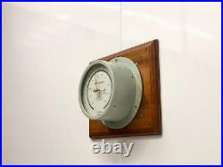 Vintage Utsuki Keiki Ship Barometer Japanese Maritime Nautical Antique