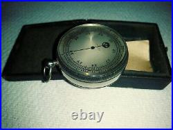 Vintage Victorian Pocket Altimeter (Barometer), German, with instructions