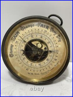 Vintage W. M. Welch Scientific Co Aneroid Barometer Brass Made in Germany