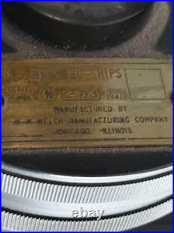 Vintage W. M. Welch Scientific Co Brass Made in Chicago