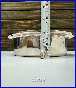 Vintage Wall Design Round Ship Utsuki Keiki Aneroid Barometer Yokohama Japan