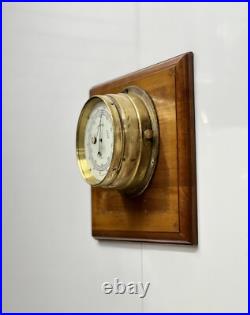 Vintage Western Germany Ship Barometer Rain/Change/Fair Compensated Maritime