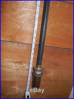 Vintage barometer or thermometer -metal-brass- 39 long, no name