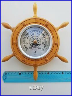 Vintage barometer produced in the USSR in 1984