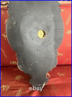 Vintage french Wood Barometer & Thermometer