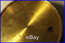 Vtg Short & Mason Weather Barometer Gold Tone 5 diameter 2.5 depth MARK II OM