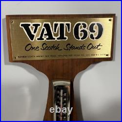 Vtg Vat 69 Blended Scotch Banjo Style Barometer Humidity Temp USA Springfield N Vtg Vat 69 Blended Scotch Banjo Style Barometer Humidity Temp USA Springfield N