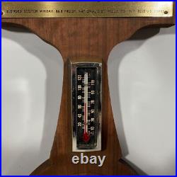 Vtg Vat 69 Blended Scotch Banjo Style Barometer Humidity Temp USA Springfield N Vtg Vat 69 Blended Scotch Banjo Style Barometer Humidity Temp USA Springfield N