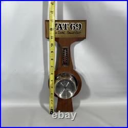 Vtg Vat 69 Blended Scotch Banjo Style Barometer Humidity Temp USA Springfield N Vtg Vat 69 Blended Scotch Banjo Style Barometer Humidity Temp USA Springfield N
