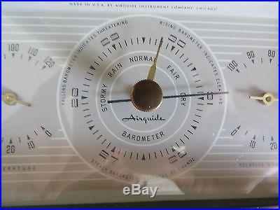 WEATHER STATION AIRGUIDE DESKTOP VINTAGE ART DECO STYLED BROWN BAKELITE