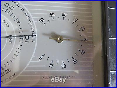 WEATHER STATION AIRGUIDE DESKTOP VINTAGE ART DECO STYLED BROWN BAKELITE