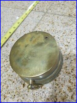 WEBB And Son Holosteric Barometer BRASS SHIP LONDON ENGLAND