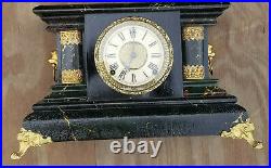 WONDERFUL Gilbert Clock Company, Winsted, Mantle Clock-MINT RESTORED CONDITION