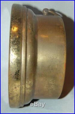 WW2 Era Taylor Metal U. S. COAST GUARD Marked Round Dial Wall Hanging Barometer
