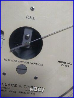 Wallace & Tiernan Absolute Pressure Gauge 35 PSI model number fa 129 10.5 U-U