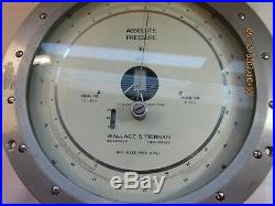 Wallace & Tiernan Absolute Pressure Gauge MM / Mercury Model No. A-752