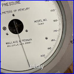 Wallace & Tiernan Model FA160 Absolute Pressure Gauge Meter 0-200 MM