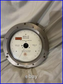 Wallace & Tiernan Model FA160 Absolute Pressure Gauge Meter 0-4.0 PSI