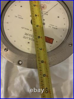Wallace & Tiernan Model FA160 Absolute Pressure Gauge Meter 0-4.0 PSI