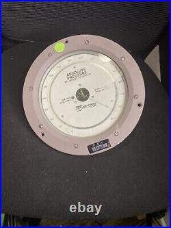 Wallace & Tiernan Model FA160 Absolute Pressure Gauge Meter 0-800 MM