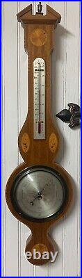 Watrous Inlaid Banjo Barometer, Early 19th Century