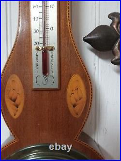 Watrous Inlaid Banjo Barometer, Early 19th Century