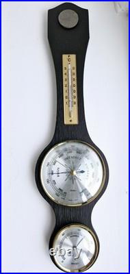 Weather station, Fischer, GDR, wood & brass, of the 20th century, W. Germany