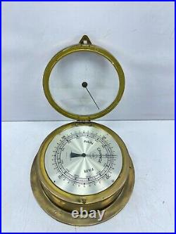 Wempe Chronometerwerke Barometer Twin diaphram doppeldose Admiral II Serie