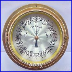 Wempe Chronometerwerke Barometer Twin diaphram doppeldose Admiral II Serie