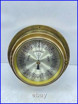 Wempe Chronometerwerke Barometer Twin diaphram doppeldose Admiral II Serie