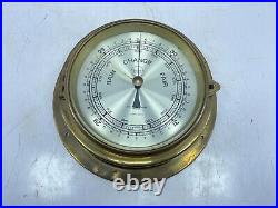 Wempe Chronometerwerke Barometer Twin diaphram doppeldose Admiral II Serie