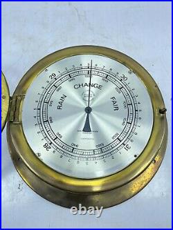 Wempe Chronometerwerke Barometer Twin diaphram doppeldose Admiral II Serie