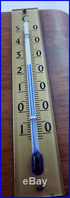 Wonderful Antique German Weather Station Barometer Thermometer made by Scholz